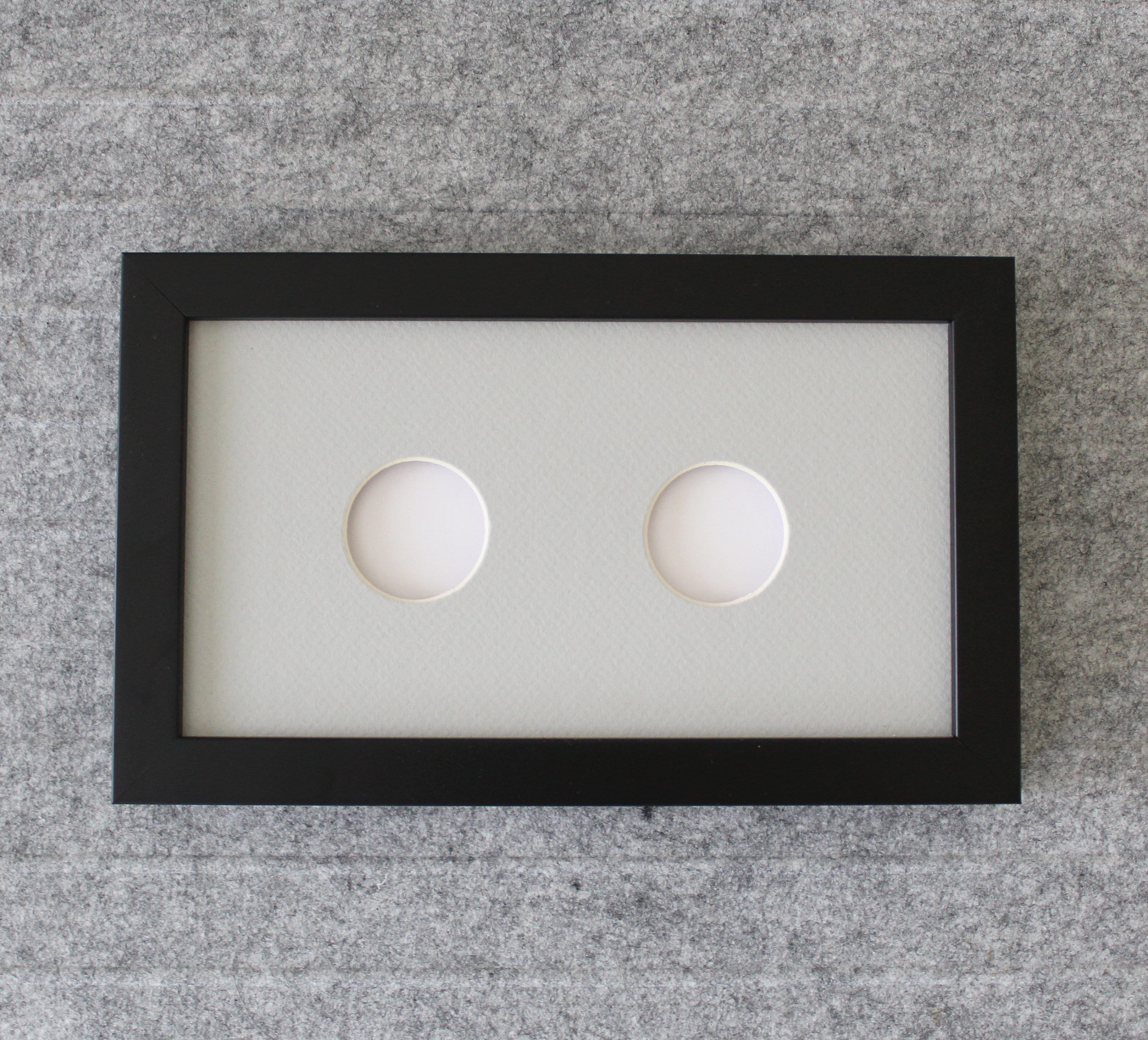 Double Coin Frame | DIY Frame Kit for Two Coins | Coin Display | Coin ...