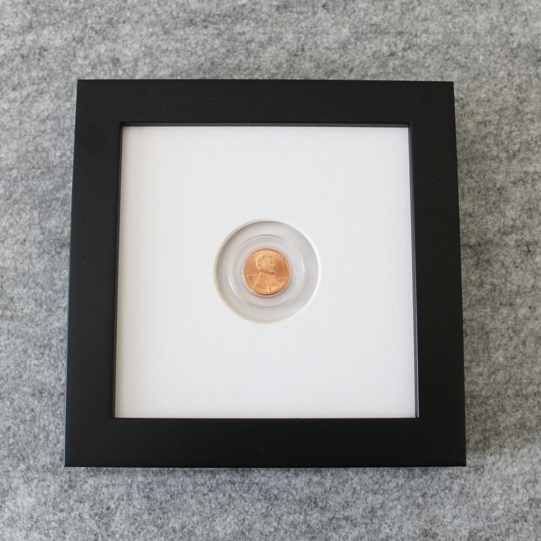 Coin Frame DIY Frame Kit for Coins Coin Display Coin Holder Penny Frame