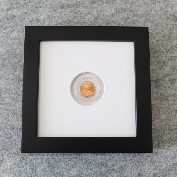 Coin Frame | DIY Frame Kit for Coins | Coin Display | Coin Holder | Penny Frame | Framing a Coin | Gift for Coin Collector