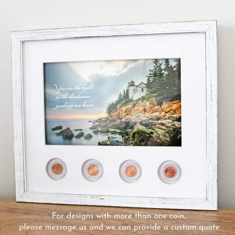 DIY Custom Art Frame UPLOAD Your Photo or Art | Custom Coin Art ...
