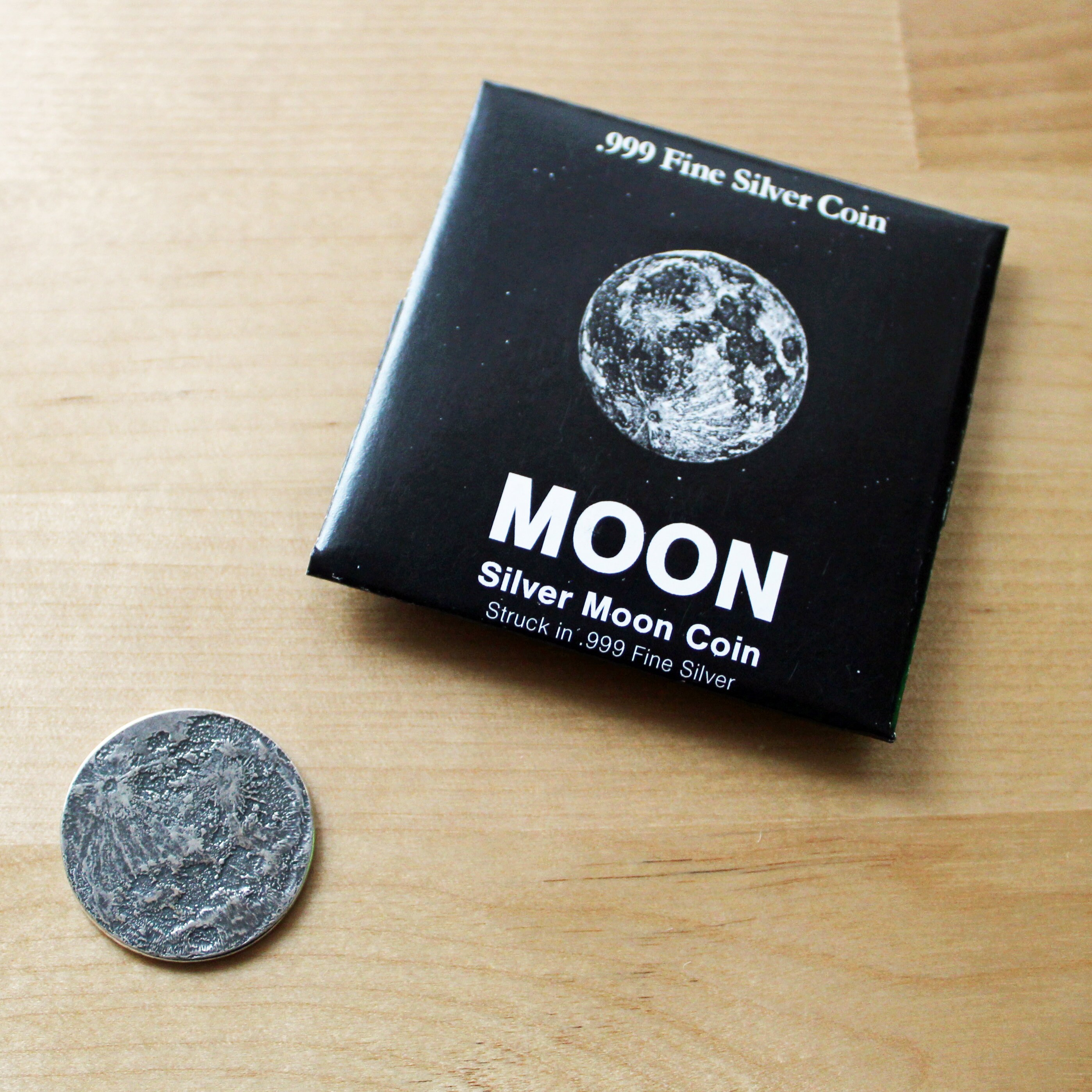 Full Moon Coin Moon Coin Moon Charm Love you to the Etsy