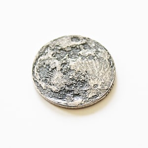 Full Moon Coin | Moon Coin  | Moon Charm | Love you to the Moon and Back | Silver Moon Coin | Copper Moon Coin | Brass Moon Coin