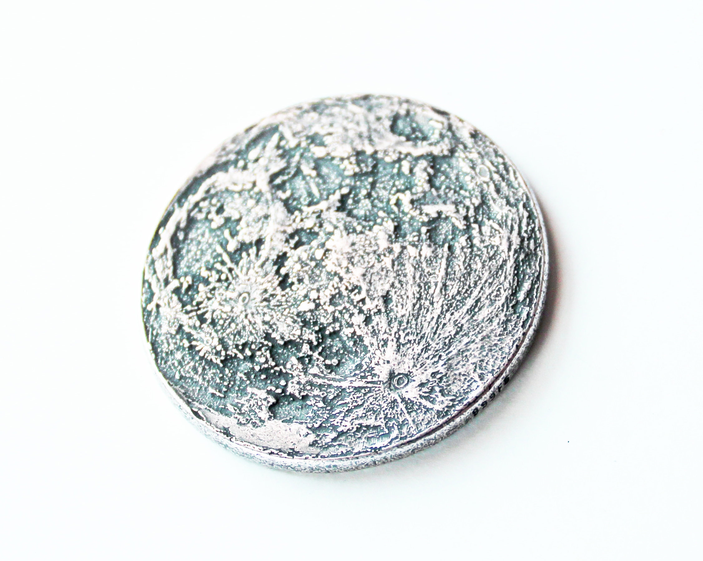 Full Super Moon Coin 1 Oz. | Moon Coin | Moon Charm | Love You to