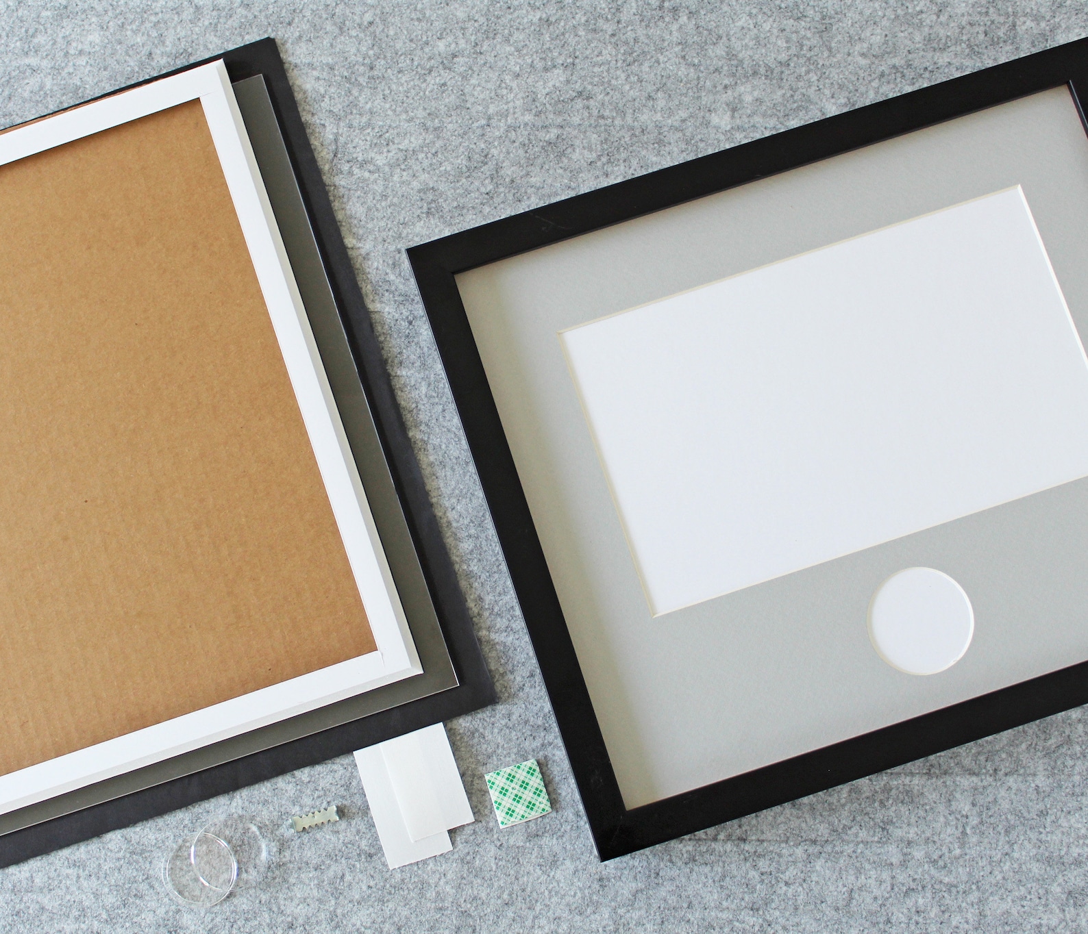 DIY Frame Kit Mat With Rectangle Opening DIY Coin Art Kit Etsy