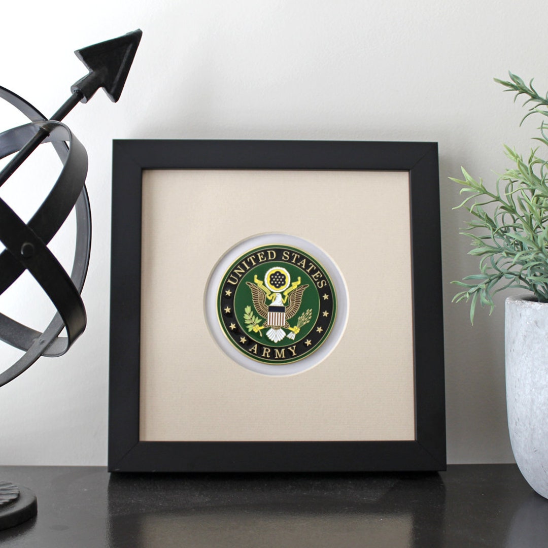 Large Challenge Coin Display | DIY Frame Kit for 3
