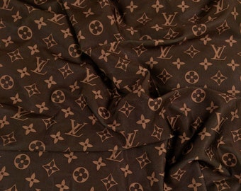 Louis vuitton cotton fabric by the yard best sale