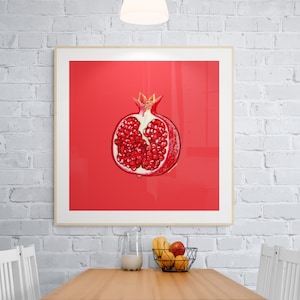 Pomegranate Painting Fruit Pop Art Fine Art Print image 2