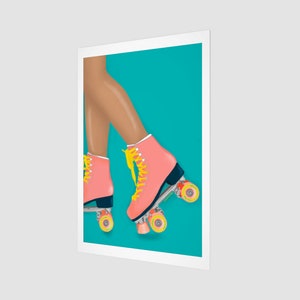 Roller Skate Art | Portrait Rectangular Fine Art Print