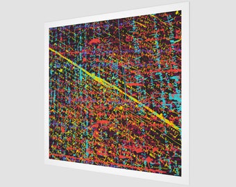 Colorful Abstract Art | Square Fine Art Print