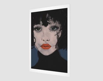 Portrait of a Woman | Pop Art | Portrait Rectangular Fine Art Print