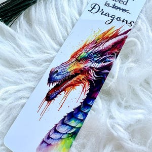 Fourth Wing Inspired Bookmark