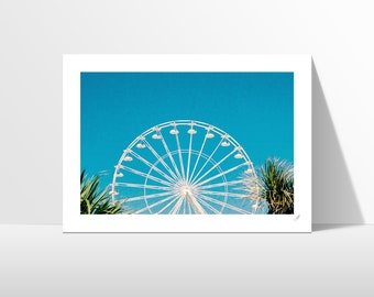 Silver Parenthesis Wheel Ferris Wheel Merry-go-round Color Photography Color Negative Analog Travel Trip Photography Photo Foto Jeffragment