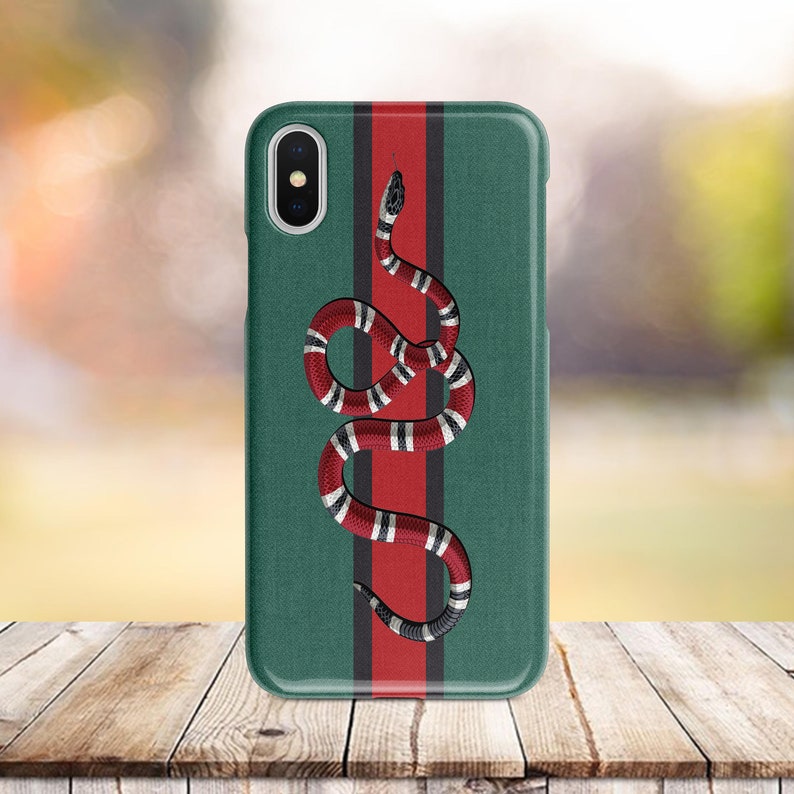 Inspired by Gucci snake iPhone XS Snake phone Case iPhone 8 Plus Samsung Note 9 iPhone 6s iPhone 7 Plus iPhone 7 iPhone Xr Case iPhone Max