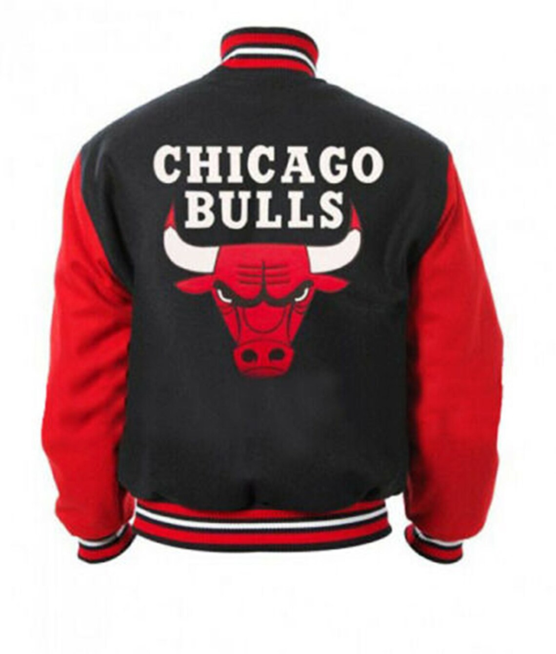 Vintage Chicago Bulls Letterman Varsity Bomber NBA 90s Hip Hop Etsy