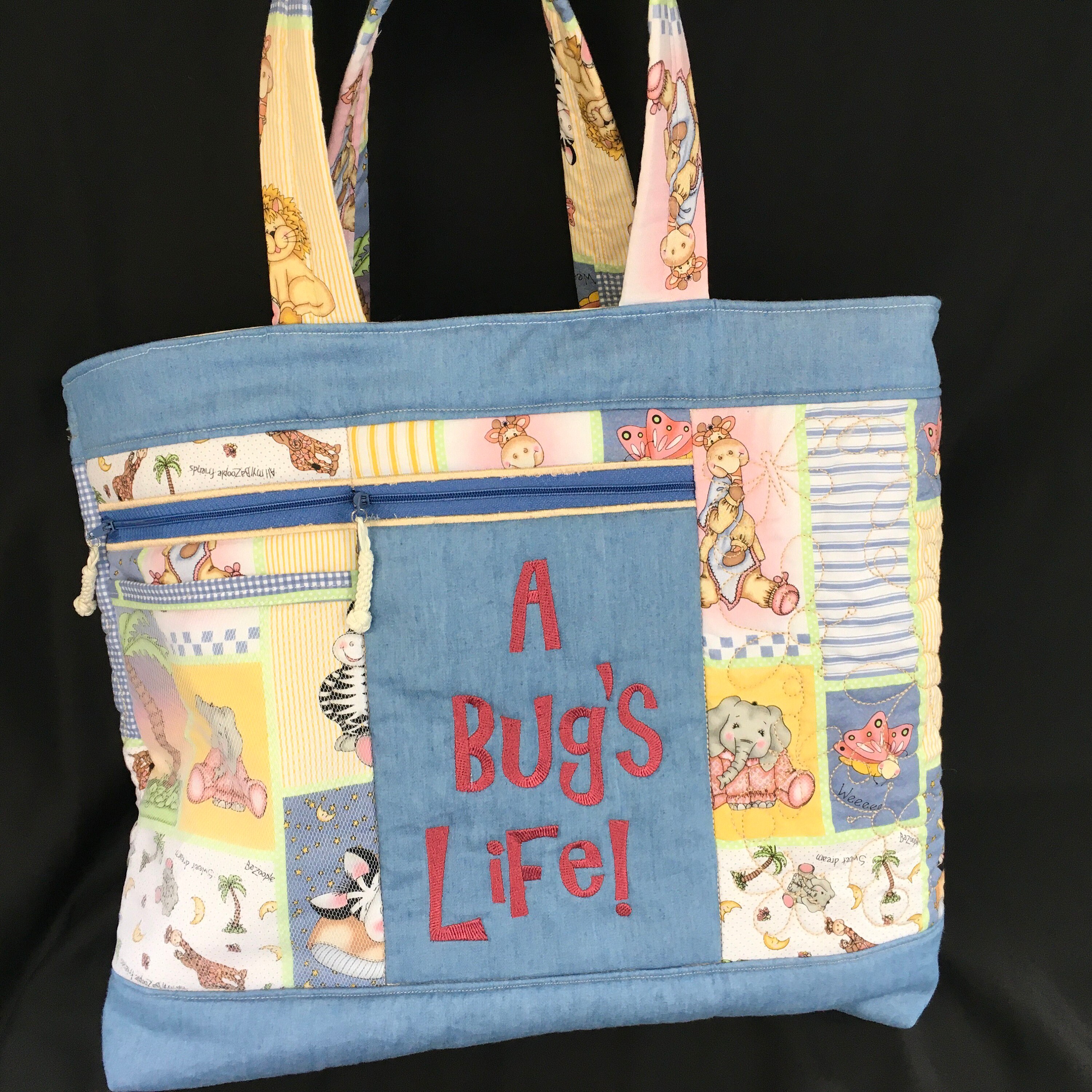 Baby tote bag. Hand made babies bag. Carry all the essentials Etsy.de