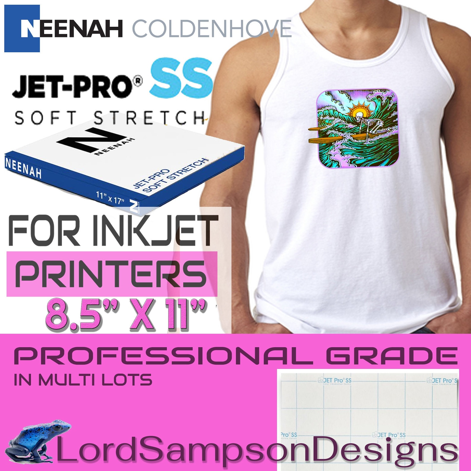 JETPRO®SS Heat Transfer Paper 8.5 x 11 100 Etsy