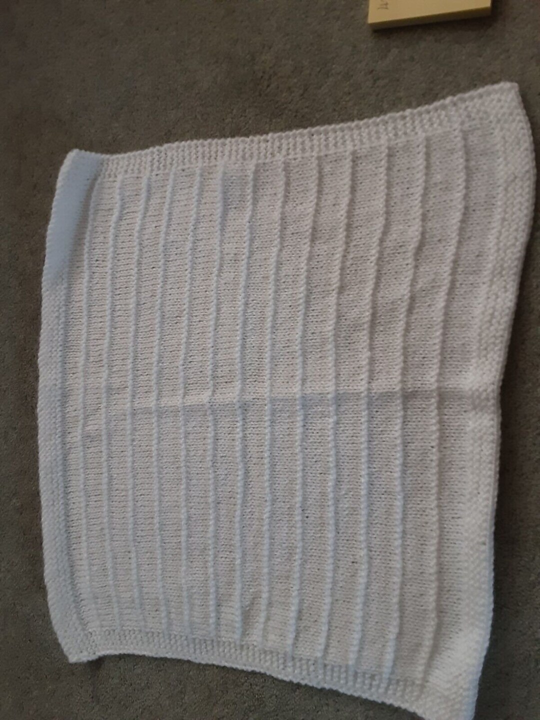 Hand Knitted Baby Blanket Embroidered, and Travel Blankets