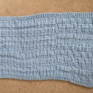 Cloud Blue Baby Blanket