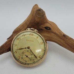 Vintage Men&#39;s Bulova Pocket Watch