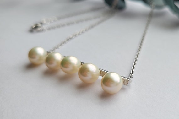 Sterling Silver Pearl Necklace