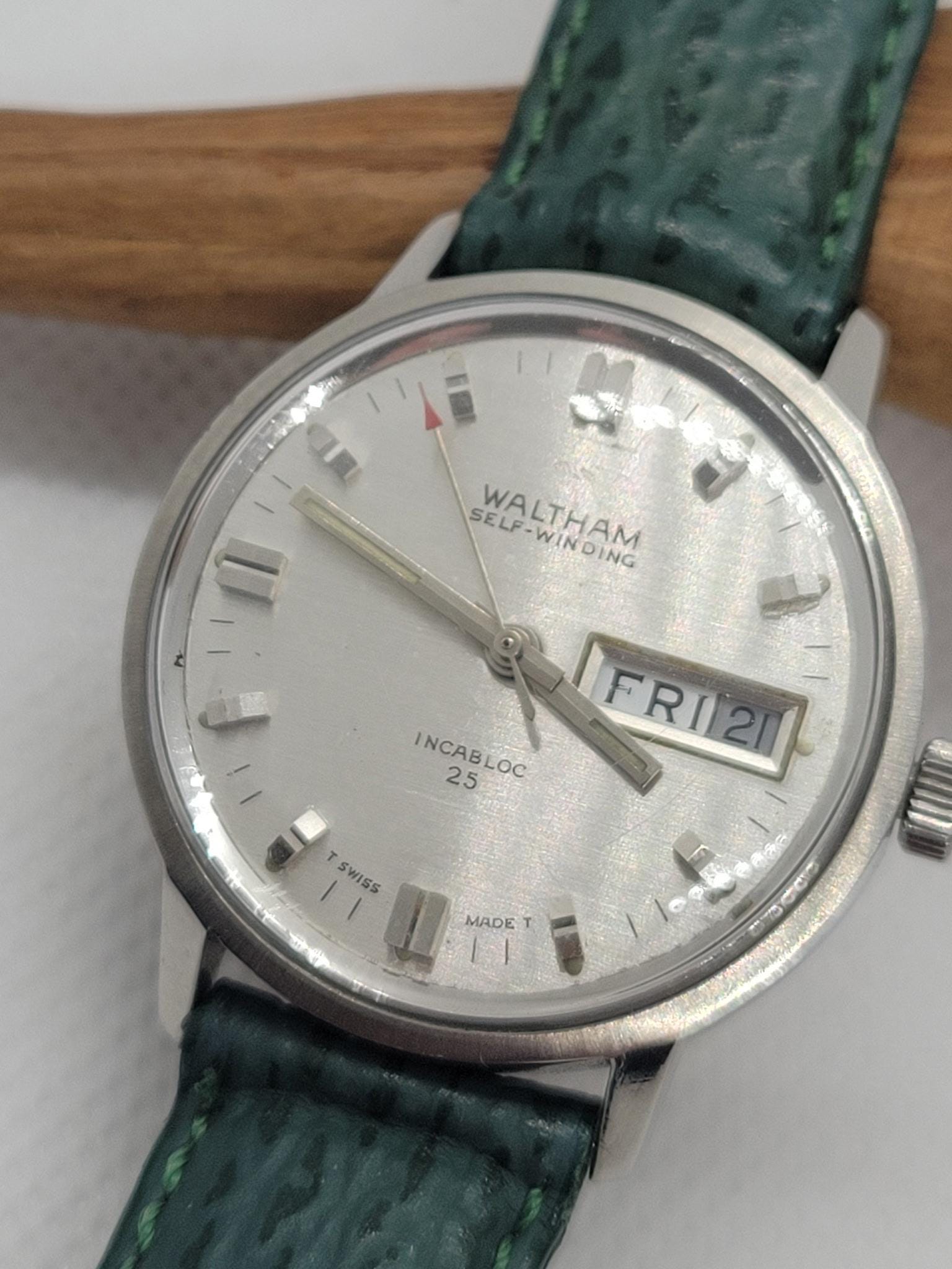 Vintage Waltham 25 Jewel Self-winding Wrist Watch - Etsy