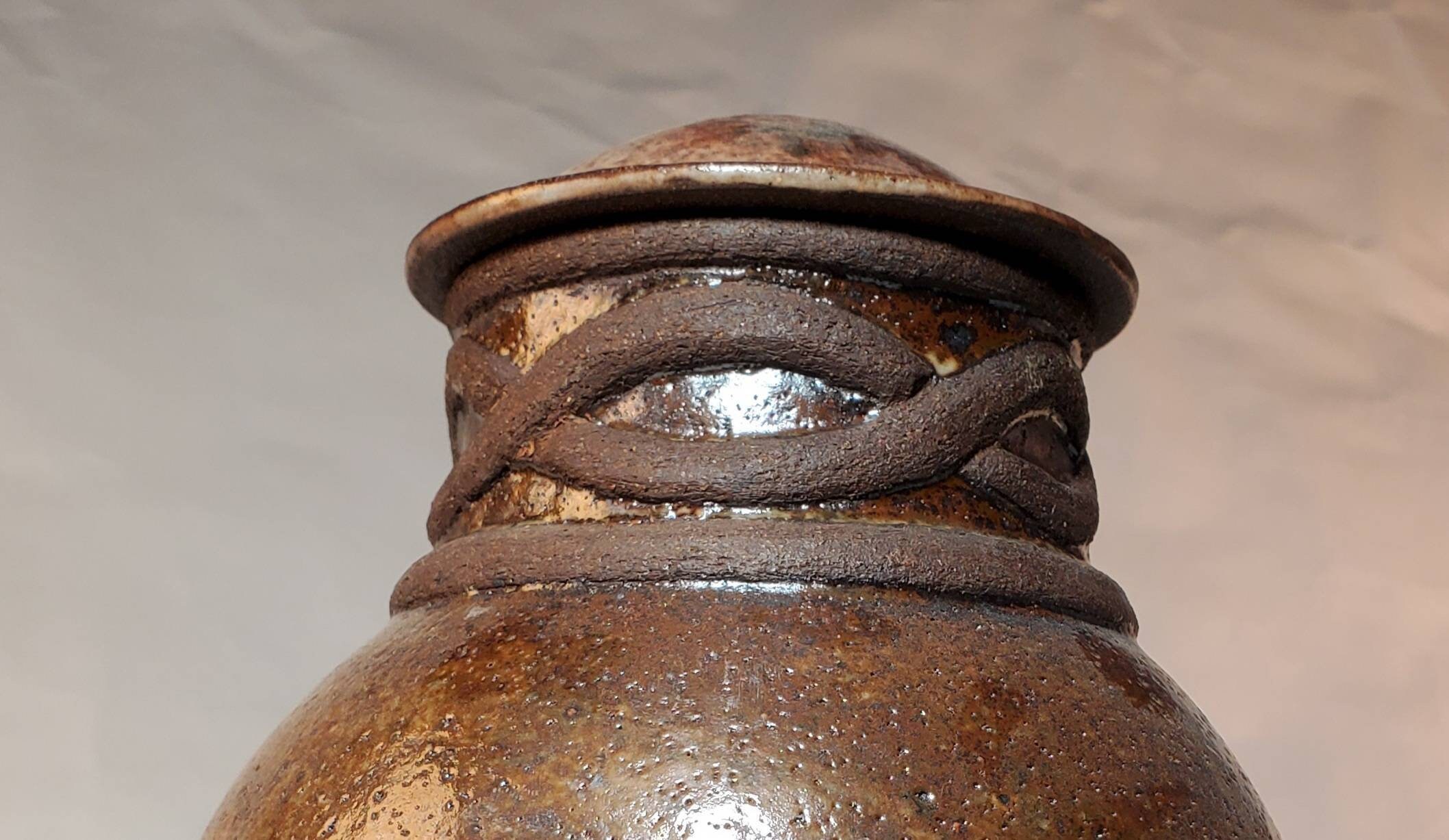 Cookie jar decorative handmade ceramic jar rustic storage Etsy