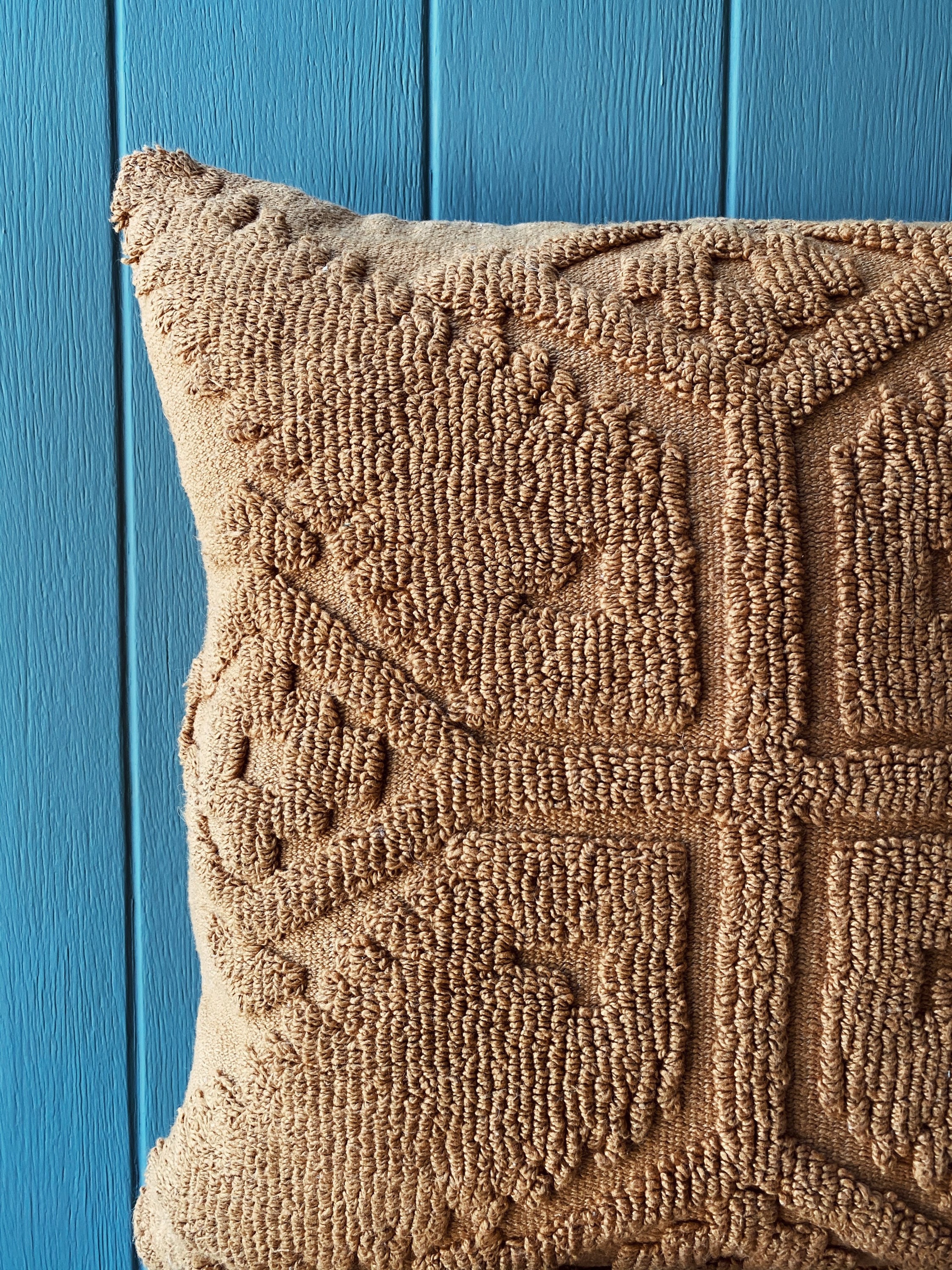 Rust tufted Pillow Cover Boho Decorative Pillows Bohemian Etsy