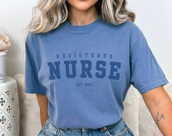 Registered Nurse Shirt, Comfort Colors Shirt, RN Graduation Gifts, RN Shirt, New Nurse Gifts, Nurse Graduation Gifts, Registered Nurse