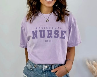 Registered Nurse Shirt, Comfort Colors Shirt, RN Graduation Gifts, RN Shirt, New Nurse Gifts, Nurse Graduation Gifts, Registered Nurse