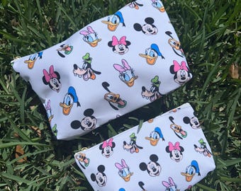 Mickey and Friends Makeup Bag, Disney Travel Pouch