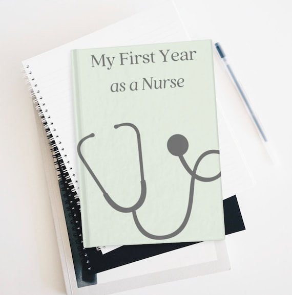 Personalized Nurse Gift My First Year As A Nurse Journal - Etsy
