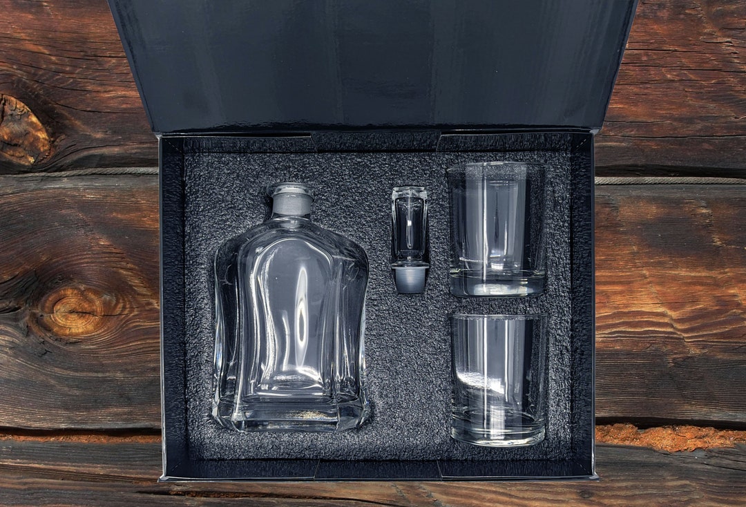 Gift Box Decanter Set Upgrade Etsy