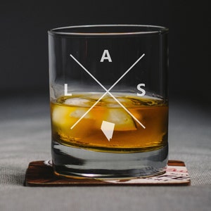 Las Vegas Nevada Whiskey Glass, Las Vegas Rocks Glass, Las Vegas Gift, Las Vegas Nevada, LAS Las Vegas Glass