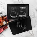 Gift For Couples, Couples Stemless Wine Glass Set, Engraved Wedding Glasses, Gift for Mr and Mrs, Bride & Groom Wine Glasses for Toasting