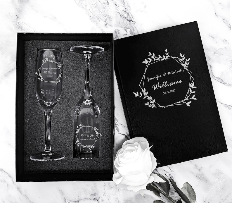 Engraved Wedding Glasses