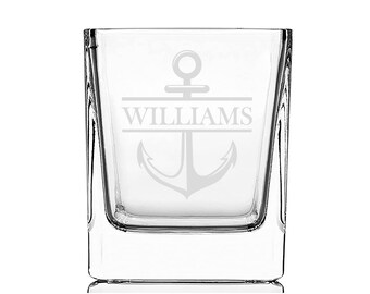 Etched Monogram Shot Glass , Gift For Him, Groomsmen, Custom Shot Glasses, Engraved Gifts