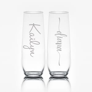 Personalized Champagne Flute, ,  Custom Champagne Flute,  Engraved Champagne Flutes, Champagne Glasses, Wedding Champagne Flutes