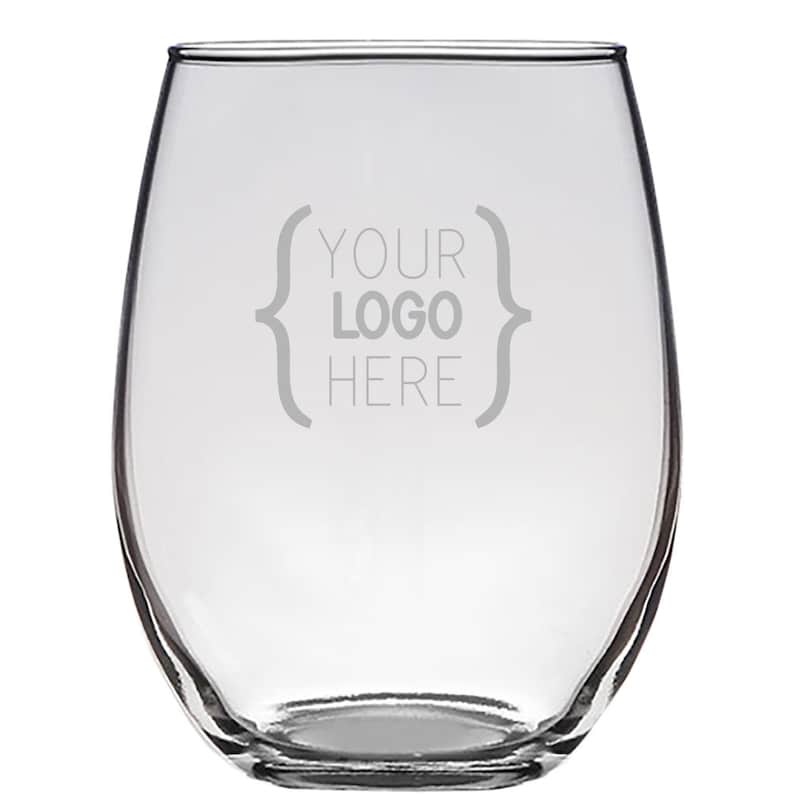 Custom Glasses Your Logo Here Glassware Birthday Gift Etsy