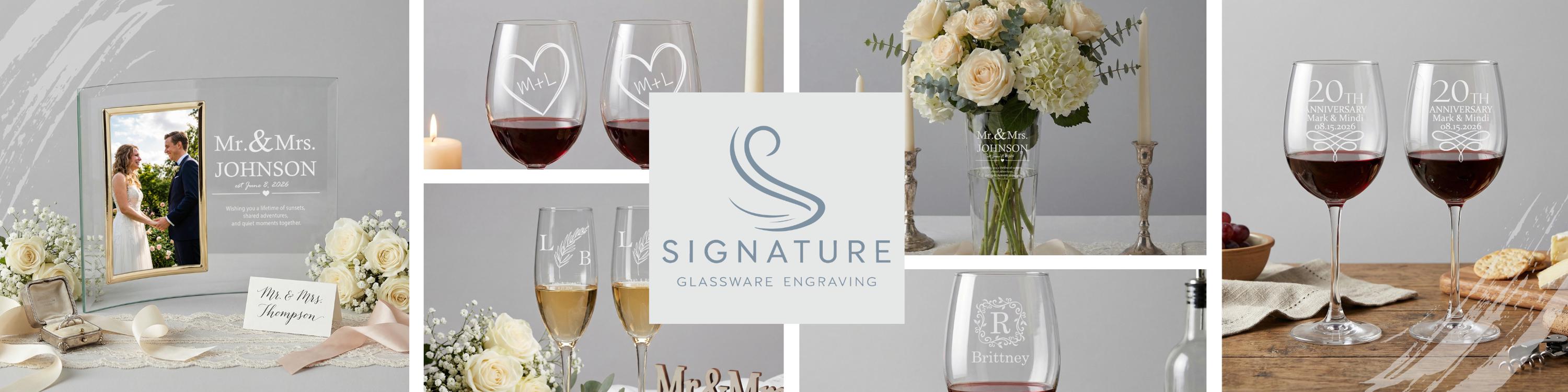 SignatureGlassware - Etsy