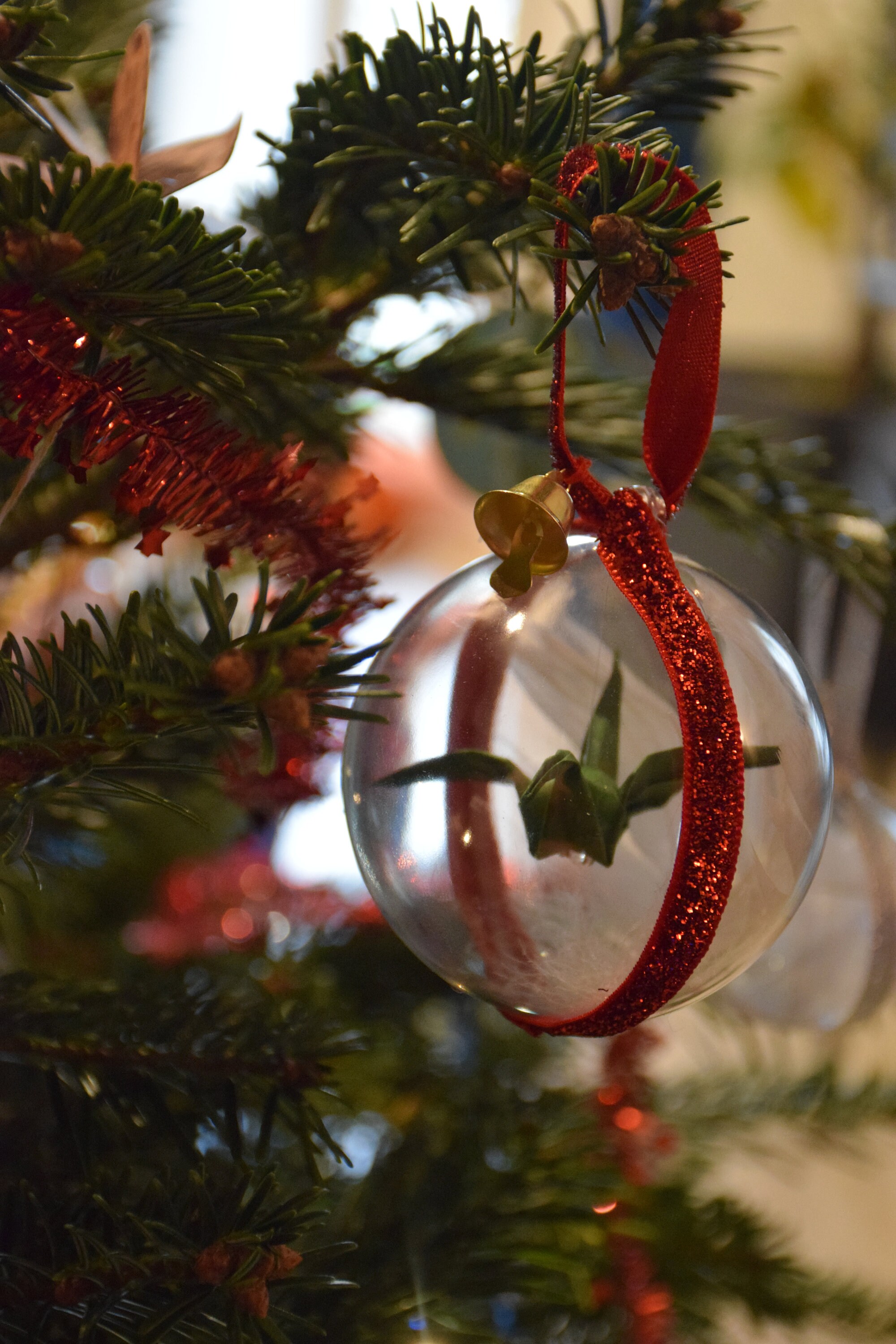 Boule de Noël Origami