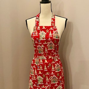 Christmas cookies apron~ gingerbread apron~ cookies apron~gingerbread men apron~ Christmas brunch apron~ holiday apron