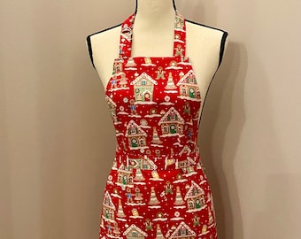 Christmas cookies apron~ gingerbread apron~ cookies apron~gingerbread men apron~ Christmas brunch apron~ holiday apron