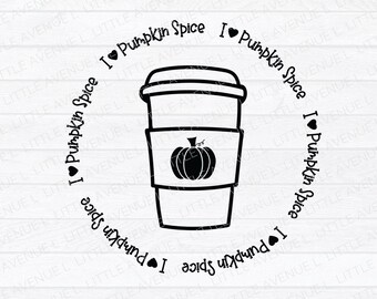 Pumpkin Spice SVG | Fall SVG | Pumpkin Spice Latte | Pumpkin Design | Coffee SVG | Fall Shirt Design | Pumpkin Spice Design