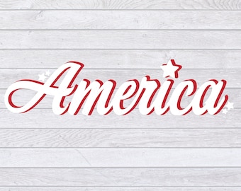 Amerika SVG | America Cut Bestand | 4 juli svg | Patriottische SVG | Zomer Design | Ster svg | Sterren | vieren