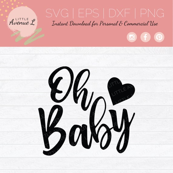 Download Oh Baby SVG Baby Cut File Newborn SVG Pregnancy svg | Etsy