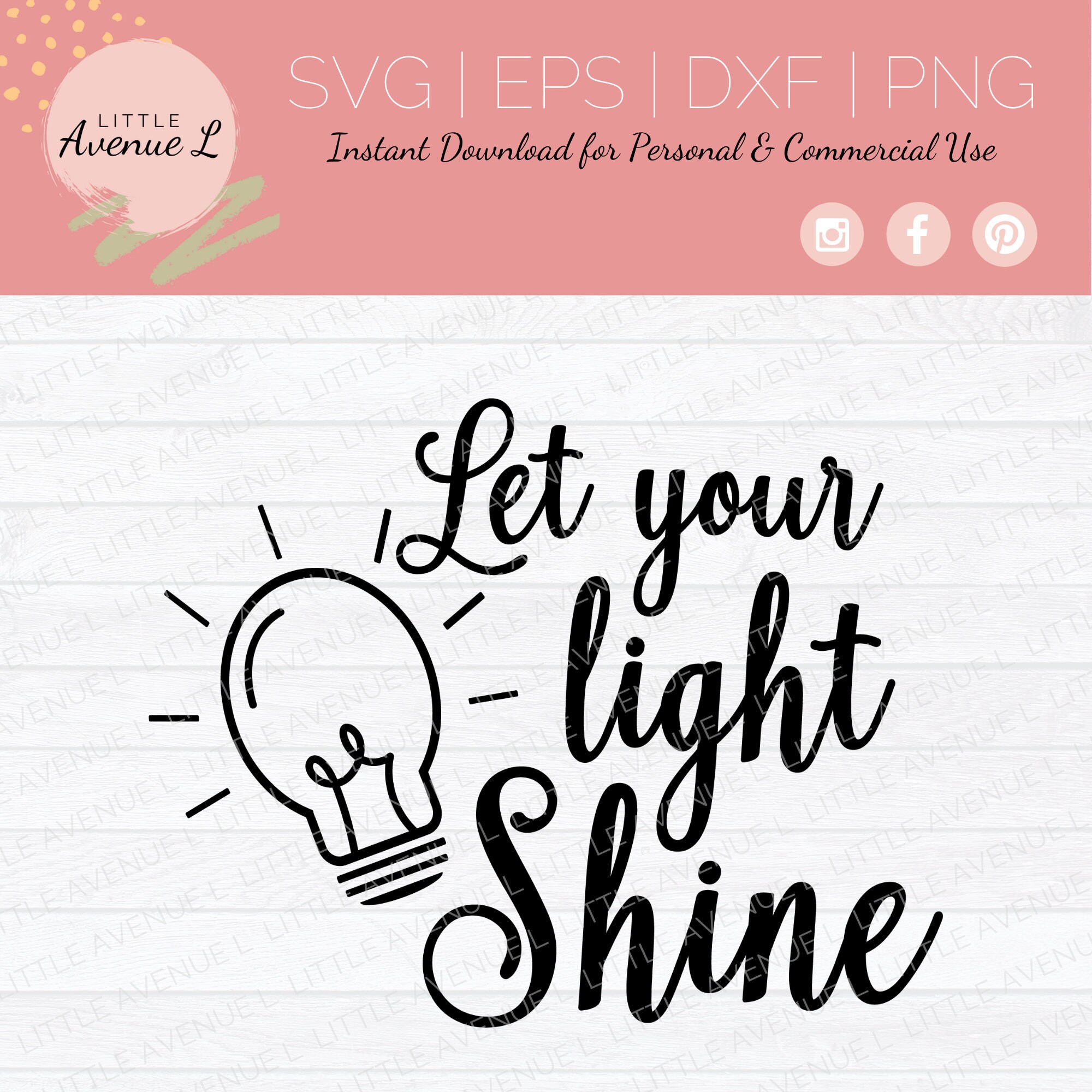 Let Your Light Shine SVG Bible Verse SVG Be the Light Matthew 5:16 ...