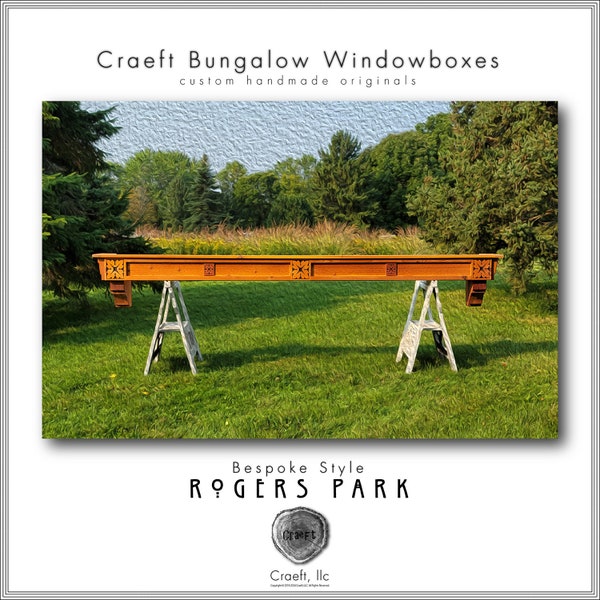 Bespoke Bungalow Style Windowbox – Roger’s Park