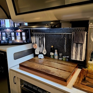 StreamSplash | A Modular Backsplash Feature for Airstream Travel Trailers