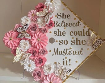 Custom Graduation Cap, Graduation Cap Topper, Graduation, Graduation Cap, Grad Cap, Personalized Grad Cap, Graduation 2025, Class of 2025