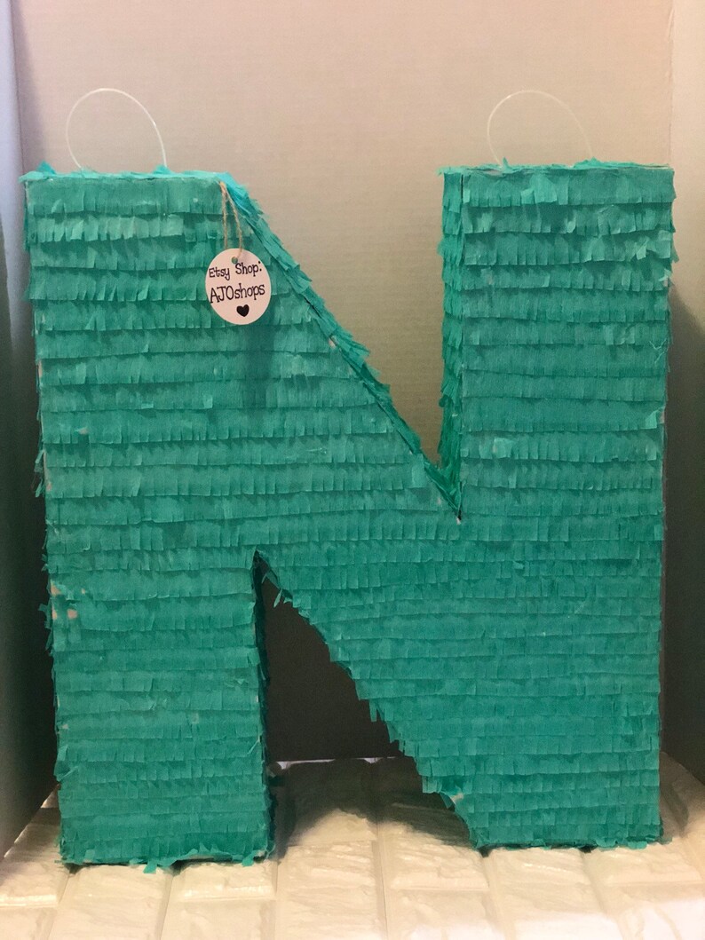 Letter Number Alphabet Pinata Etsy